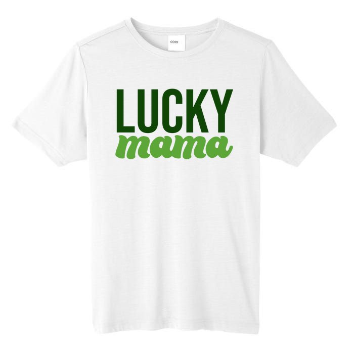 Lucky Mama St Patricks Day Tall Fusion ChromaSoft Performance T-Shirt