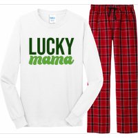 Lucky Mama St Patricks Day Long Sleeve Pajama Set