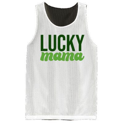 Lucky Mama St Patricks Day Mesh Reversible Basketball Jersey Tank