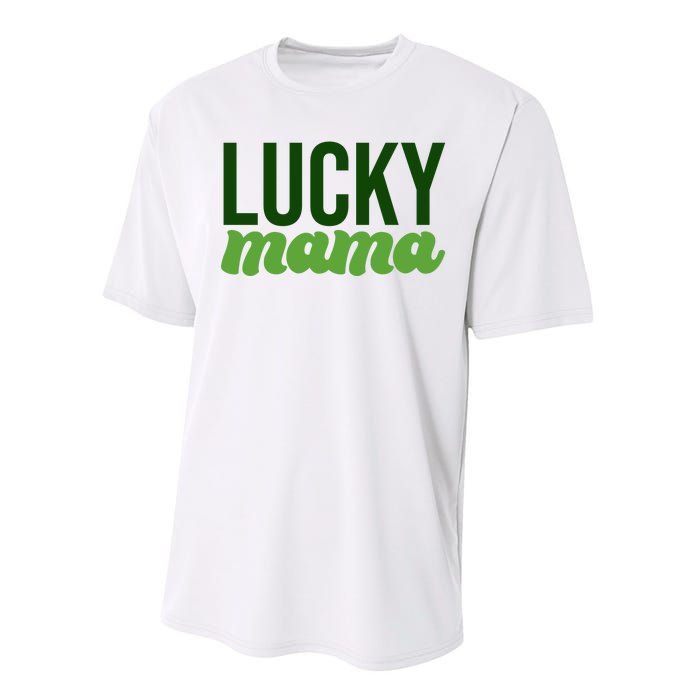 Lucky Mama St Patricks Day Performance Sprint T-Shirt