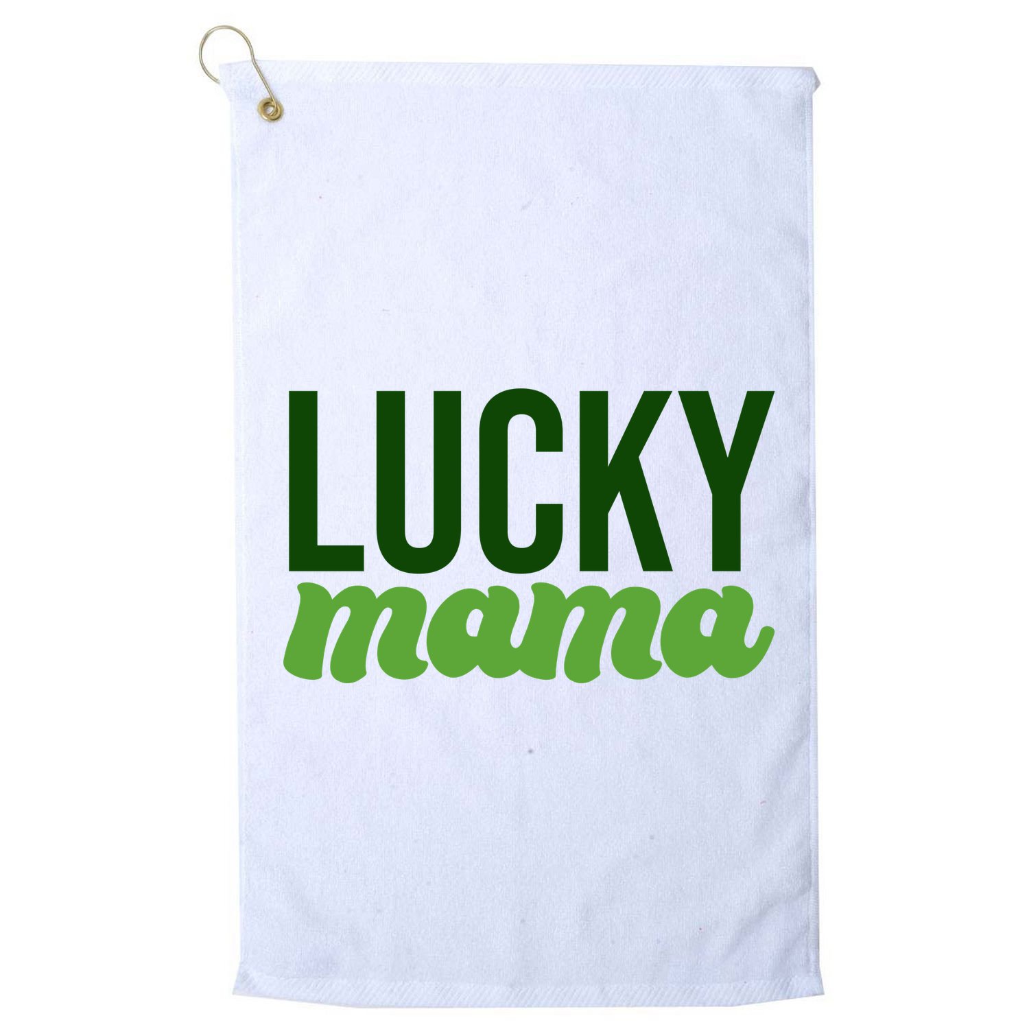 Lucky Mama St Patricks Day Golf Towel