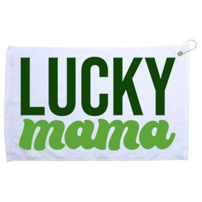 Lucky Mama St Patricks Day Grommeted Golf Towel