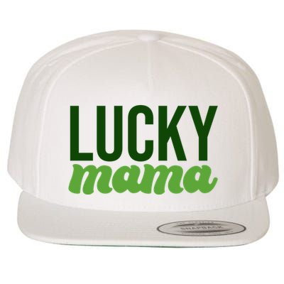 Lucky Mama St Patricks Day Wool Snapback Cap