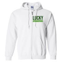 Lucky Mama St Patricks Day Full Zip Hoodie