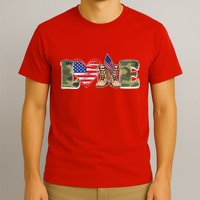 Love Military Support Your Troops And Arm Forces T-Shirt