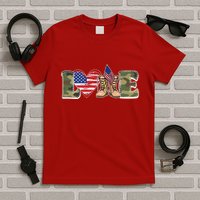 Love Military Support Your Troops And Arm Forces T-Shirt