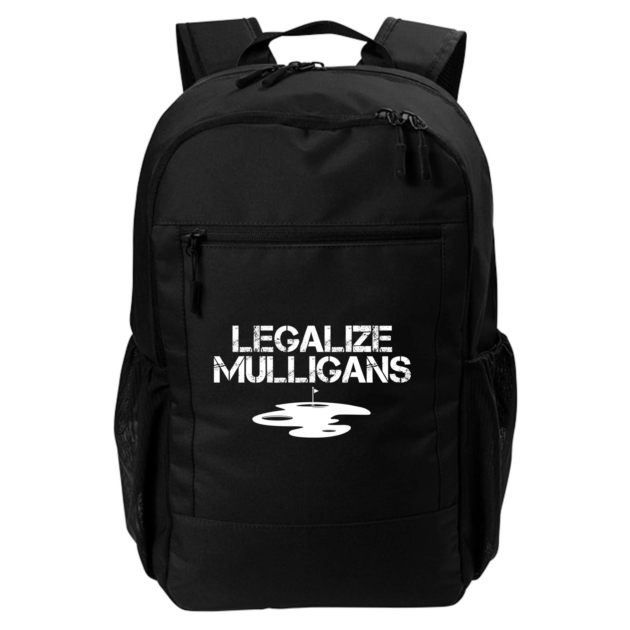 Legalize Mulligans Team Golfer Golfing Quote Saying Funny Backpack