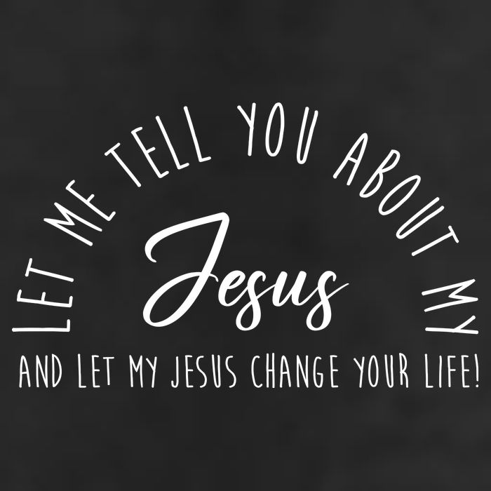 Let Me Tell You About My Jesus And Let My Jesus Change Your Life Adult Drive Performance Visor