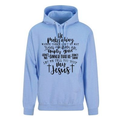 Let Me Tell You Bout My Jesus vintage Bible Christian Lovers Unisex Surf Hoodie