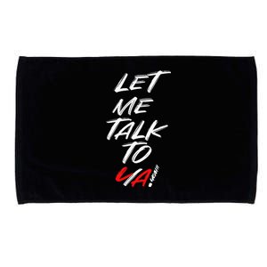 Let Me Talk To Ya Yeah! Quote Microfiber Hand Towel