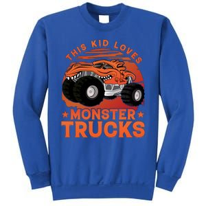 Love Monster Trucks Funny Sweatshirt