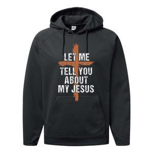 Let Me Tell You About My Jesus Dad Women Christian Performance Fleece Hoodie