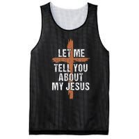 Let Me Tell You About My Jesus Dad Women Christian Mesh Reversible Basketball Jersey Tank