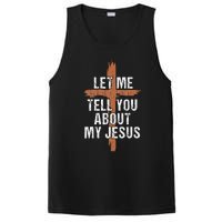 Let Me Tell You About My Jesus Dad Women Christian PosiCharge Competitor Tank