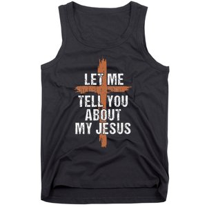 Let Me Tell You About My Jesus Dad Women Christian Tank Top