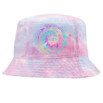 Let Me Tell You About My Jesus Christian Believer Bible God Tie-Dyed Bucket Hat