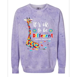 Let me Tell You about my Son Daughter Autism Awareness Tee Colorblast Crewneck Sweatshirt