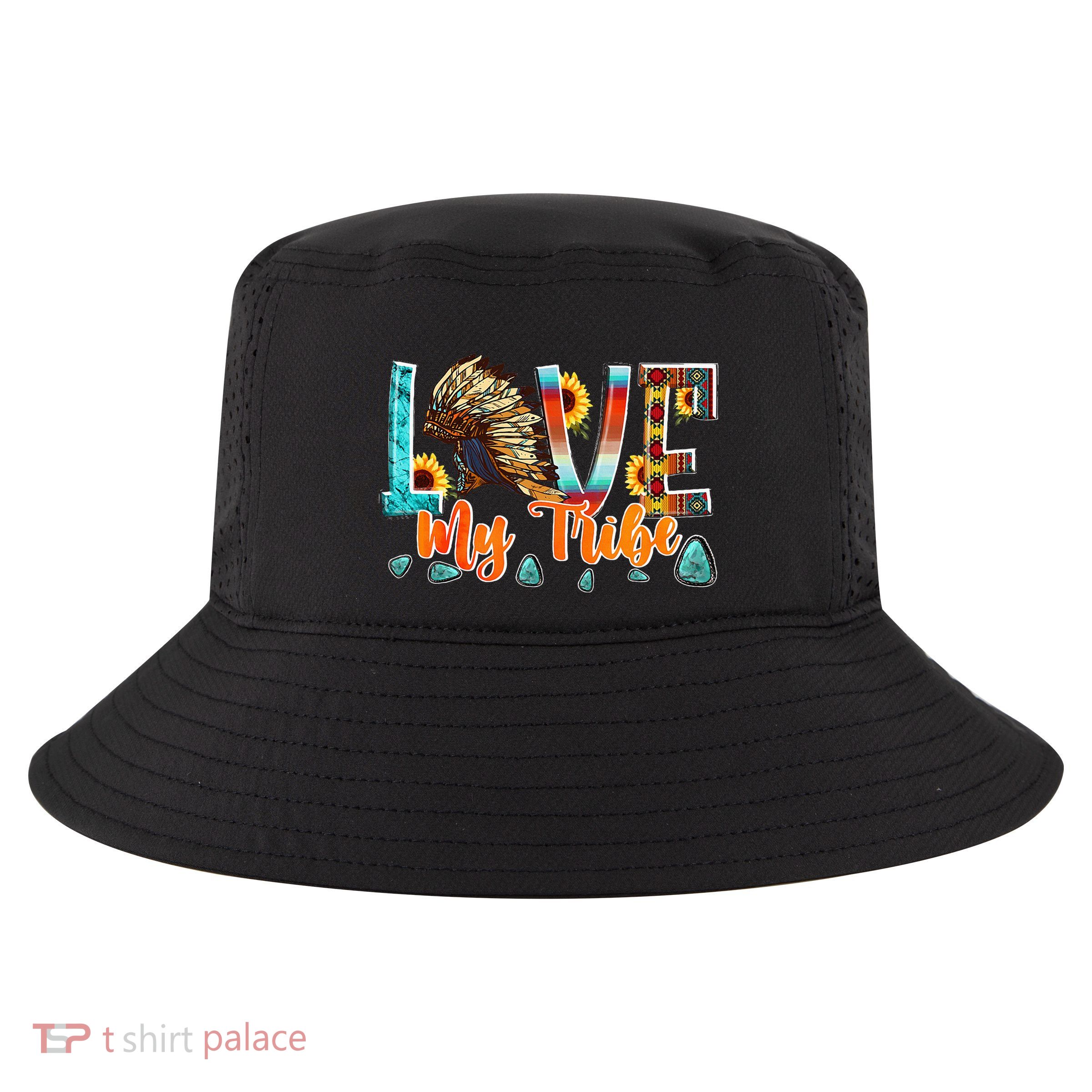 Love My Tribe Native American Cool Comfort Performance Bucket Hat