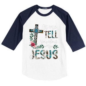 Let Me Tell You About My Jesus Christian Bible God Christian Baseball Sleeve Shirt