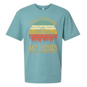 Let Me Tell You About My Jesus Christian  Sueded Cloud Jersey T-Shirt