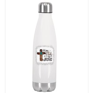 Let Me Tell You About My Jesus Christian Bible God Stainless Steel Insulated Water Bottle