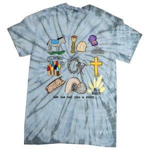 Let Me Tell You A Story Jesus Religious Christian Easter Tie-Dye T-Shirt