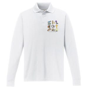 Let Me Tell You A Story Jesus Religious Christian Easter Performance Long Sleeve Polo