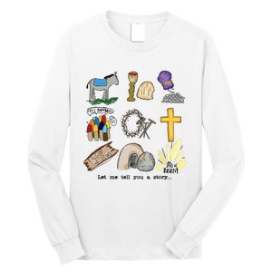 Let Me Tell You A Story Jesus Religious Christian Easter Long Sleeve Shirt