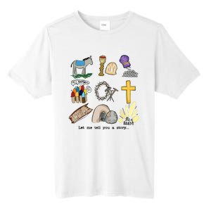 Let Me Tell You A Story Jesus Religious Christian Easter Tall Fusion ChromaSoft Performance T-Shirt