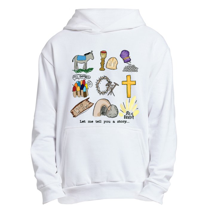 Let Me Tell You A Story Jesus Religious Christian Easter Urban Pullover Hoodie