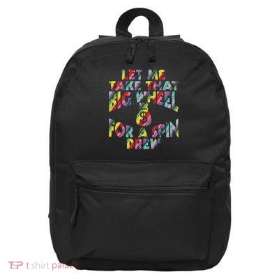 Let Me Take That Big Wheel For A Spin Drew Funny Gambling 16 in Basic Backpack
