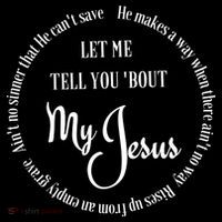 SDTD Let Me Tell You 'Bout My Jesus Cooling Performance Long Sleeve Crew
