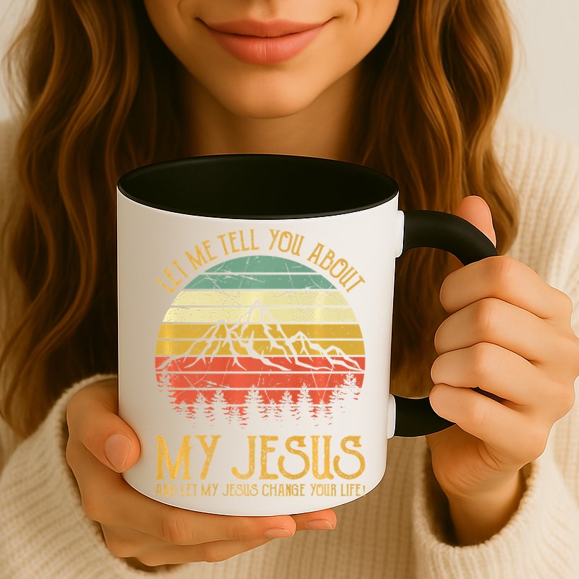 Let Me Tell You About My Jesus Christian Premium Mug
