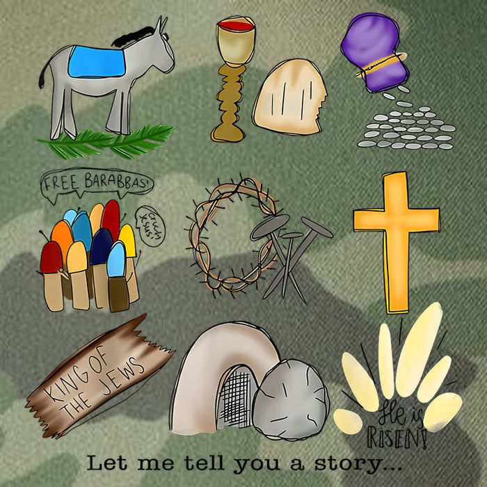 Let Me Tell You A Story He Is Risen Jesus Easter Christian  Legacy Tie Dye Trucker Hat