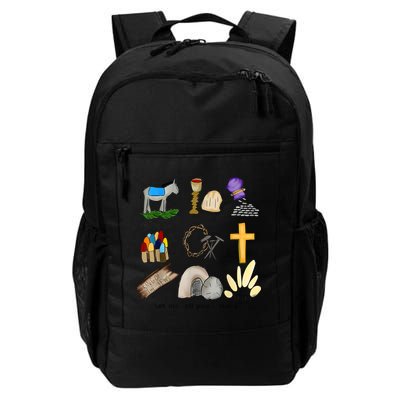 Let Me Tell You A Story He Is Risen Jesus Easter Christian  Backpack