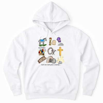 Let Me Tell You A Story He Is Risen Jesus Easter Christian  Hoodie