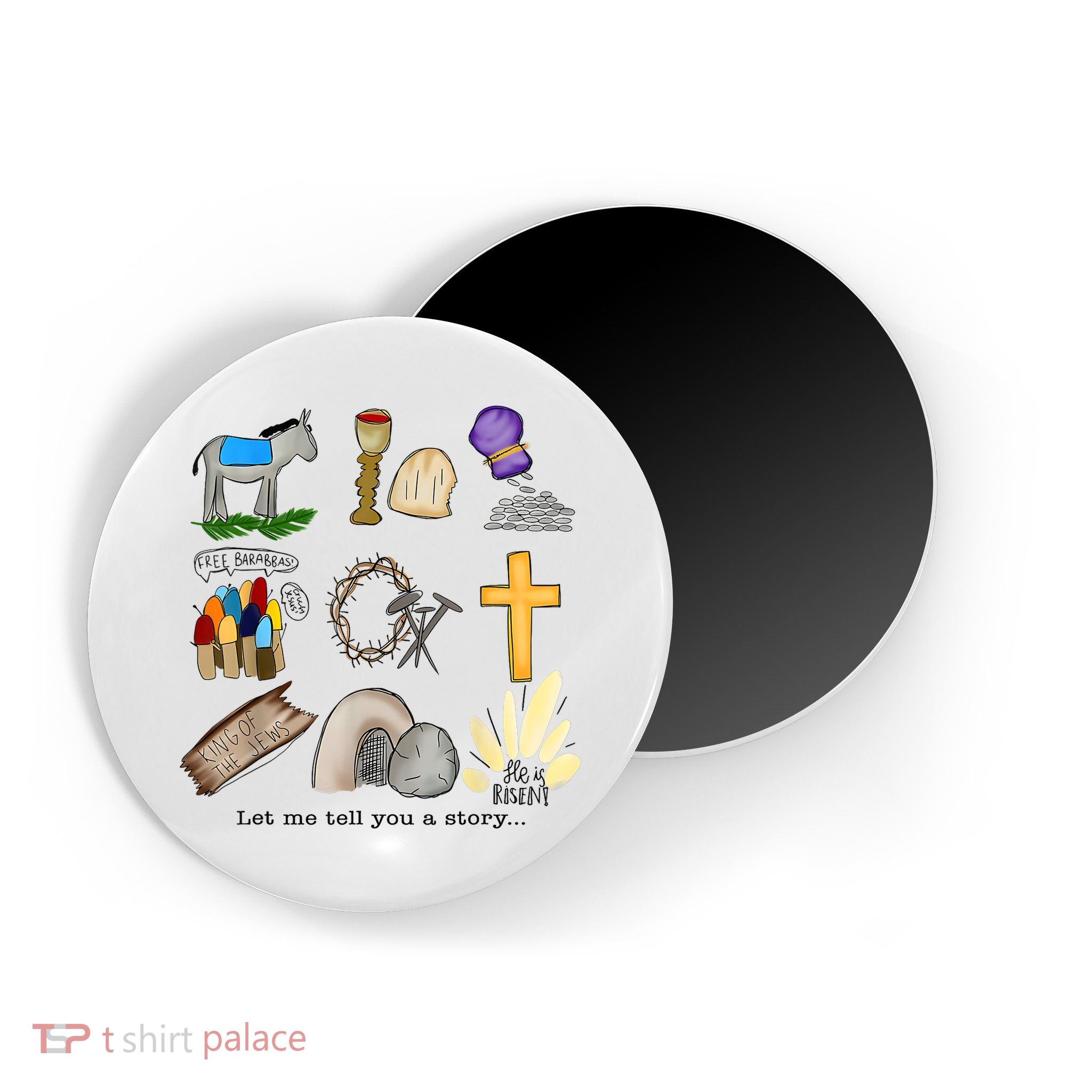 Let Me Tell You A Story He Is Risen Jesus Easter Christian  Magnet