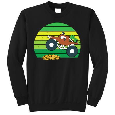 Lucky Monster Truck St Patrick's Day Sweatshirt