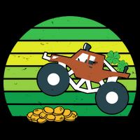 Lucky Monster Truck St Patrick's Day Backpack