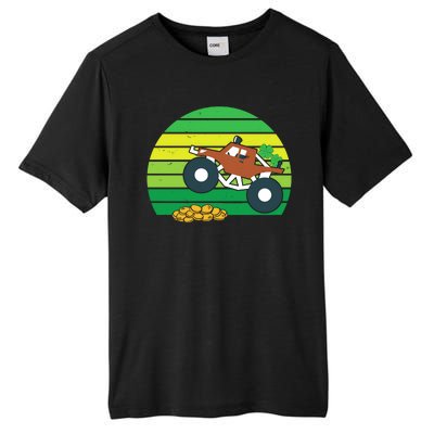 Lucky Monster Truck St Patrick's Day Tall Fusion ChromaSoft Performance T-Shirt