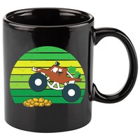Lucky Monster Truck St Patrick's Day 11oz C Handle Ceramic Mug