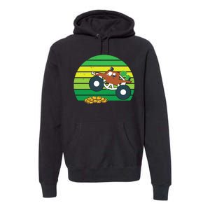 Lucky Monster Truck St Patrick's Day Premium Hoodie