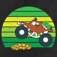 Lucky Monster Truck St Patrick's Day Trucker Hat