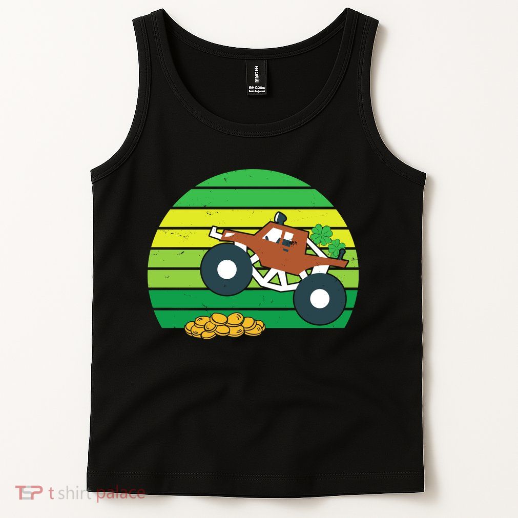 Lucky Monster Truck St Patrick's Day Tank Top