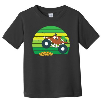 Lucky Monster Truck St Patrick's Day Toddler T-Shirt