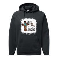 Let Me Tell You About My Jesus Christian Bible God Performance Fleece Hoodie