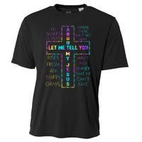 Let Me Tell You About My Jesus Christian Bible God Tie Dye Cooling Performance Crew T-Shirt