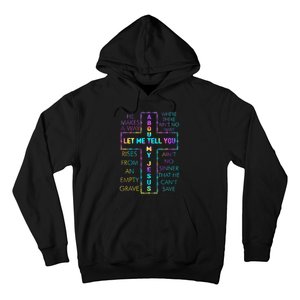 Let Me Tell You About My Jesus Christian Bible God Tie Dye Hoodie