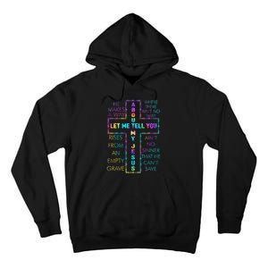 Let Me Tell You About My Jesus Christian Bible God Tie Dye Tall Hoodie