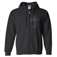 Let Me Tell You About My Jesus Christian Bible God Tie Dye Full Zip Hoodie